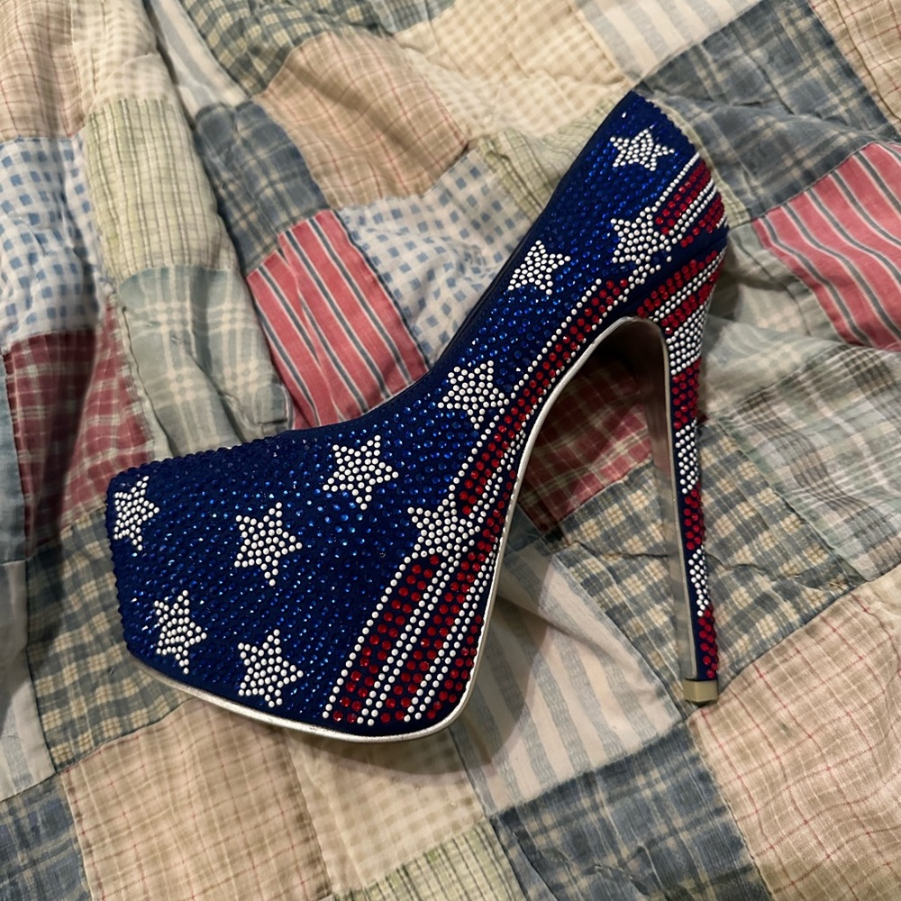 American Flag Heels